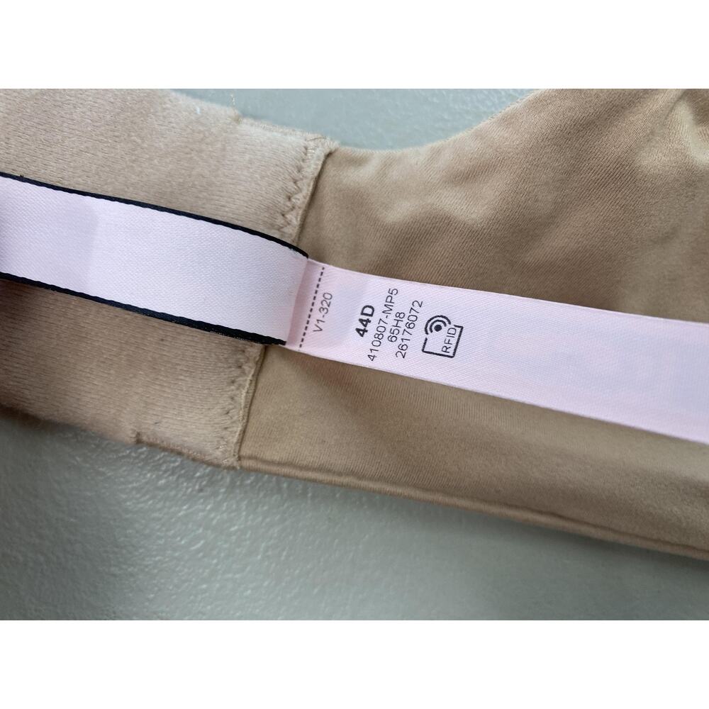 Victorias Secret Bra 44D Beige Lined Perfect Coverage TShirt Bra Multi Way Strap - Picture 9 of 11
